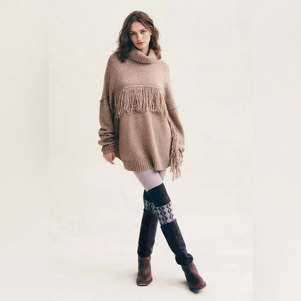 Free People Sparrow Over-the-Knee Socks 2 pairs NWT